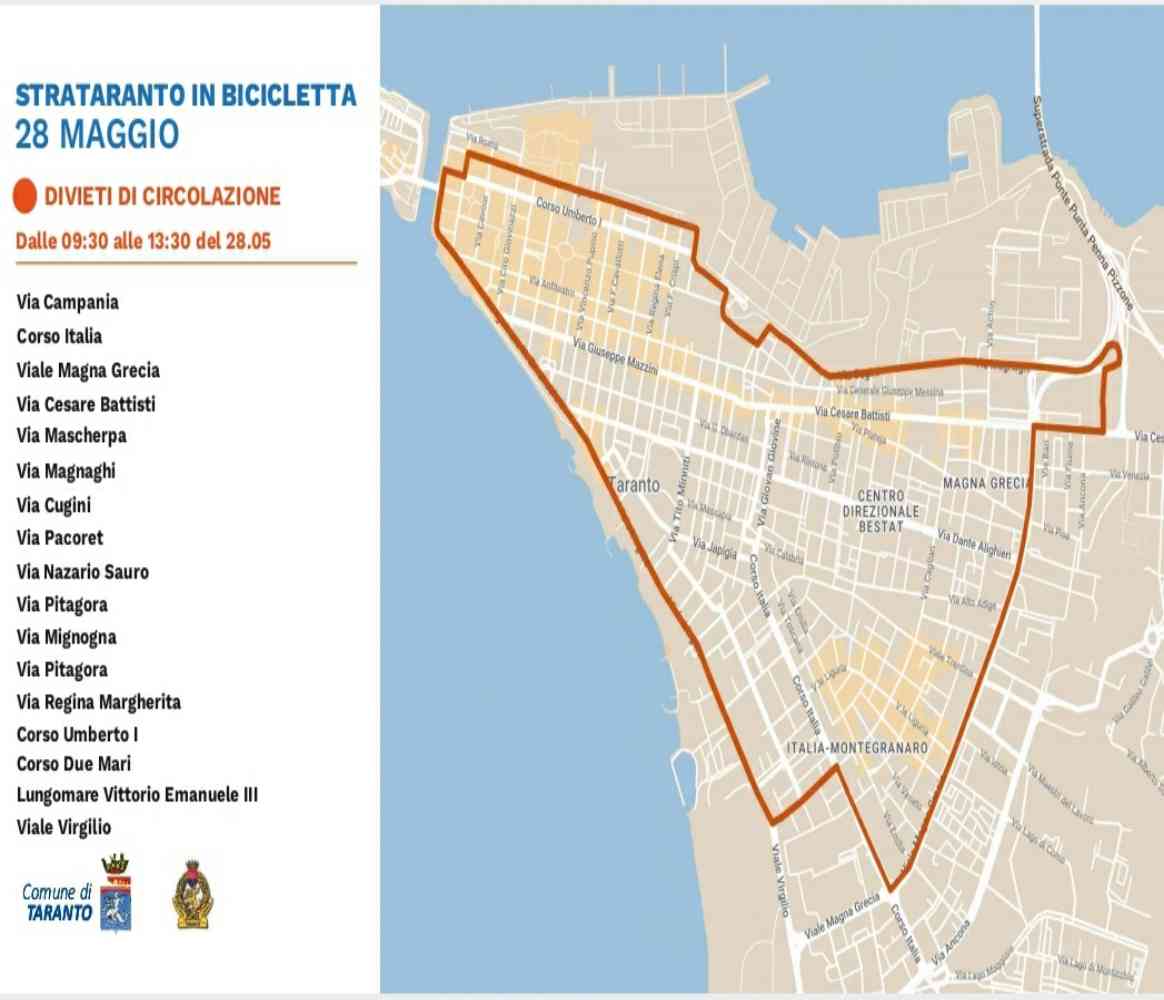 Domenica di eventi a Taranto, ecco tutte le variazioni a traffico e