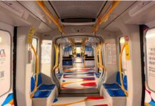 La M5 di Milano si veste con i colori dei Giochi del Mediterraneo Taranto 2026